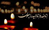 پیام تسلیت مدیرکل فرهنگ و ارشاد اسلامی خوزستان به مناسبت درگذشت خواهر استاد رضا کیانی