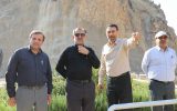 بازدید مدیرعامل سازمان آب و برق خوزستان از سد و نیروگاه کارون ۳   